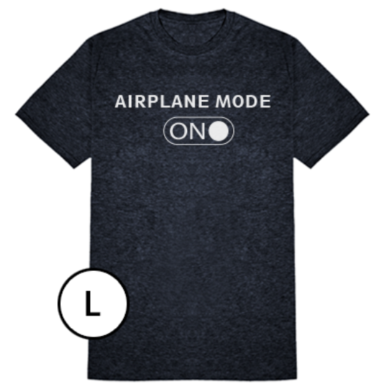 Airplane Mode T-Shirt (Large)